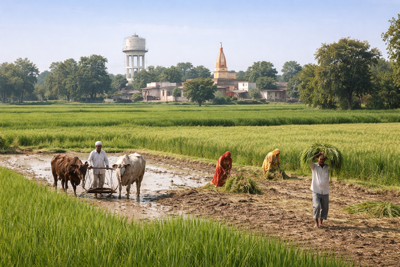 Nagar Panchayat Dahgawan town view
